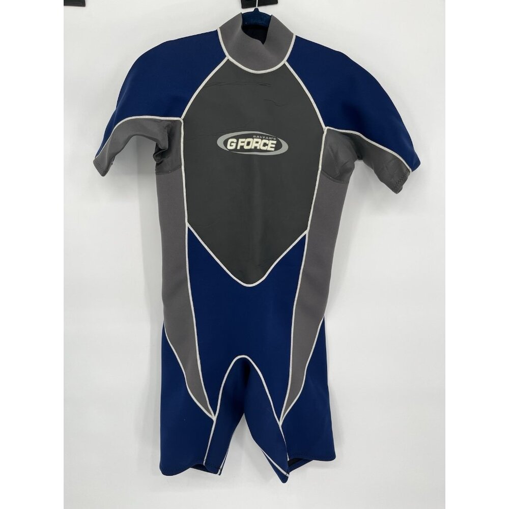 Galyan's G-force Super Stretch Neoprene Wetsuit Size Men's XXL Black /‎ Blue